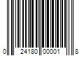 Barcode Image for UPC code 024180000018