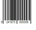 Barcode Image for UPC code 0241873000005