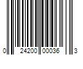 Barcode Image for UPC code 024200000363