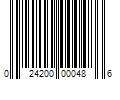 Barcode Image for UPC code 024200000486