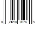 Barcode Image for UPC code 024200000783