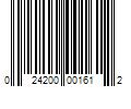 Barcode Image for UPC code 024200001612