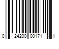 Barcode Image for UPC code 024200001711