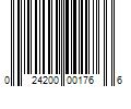 Barcode Image for UPC code 024200001766