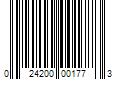 Barcode Image for UPC code 024200001773