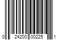 Barcode Image for UPC code 024200002251