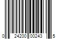 Barcode Image for UPC code 024200002435