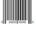 Barcode Image for UPC code 024200002480