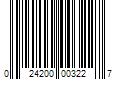 Barcode Image for UPC code 024200003227