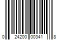 Barcode Image for UPC code 024200003418