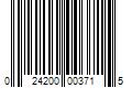 Barcode Image for UPC code 024200003715