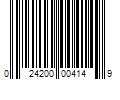 Barcode Image for UPC code 024200004149