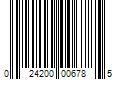 Barcode Image for UPC code 024200006785