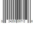 Barcode Image for UPC code 024200007126