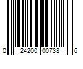 Barcode Image for UPC code 024200007386