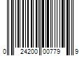 Barcode Image for UPC code 024200007799