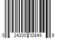 Barcode Image for UPC code 024200008499