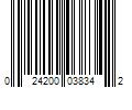 Barcode Image for UPC code 024200038342