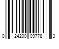 Barcode Image for UPC code 024200097783