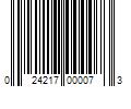 Barcode Image for UPC code 024217000073