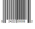 Barcode Image for UPC code 024222000082