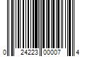 Barcode Image for UPC code 024223000074