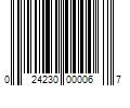 Barcode Image for UPC code 024230000067