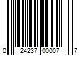 Barcode Image for UPC code 024237000077