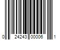 Barcode Image for UPC code 024243000061