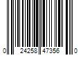 Barcode Image for UPC code 024258473560