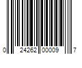 Barcode Image for UPC code 024262000097