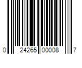 Barcode Image for UPC code 024265000087