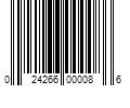 Barcode Image for UPC code 024266000086