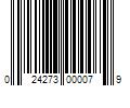 Barcode Image for UPC code 024273000079