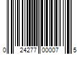 Barcode Image for UPC code 024277000075