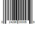 Barcode Image for UPC code 024286000059