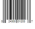 Barcode Image for UPC code 024300012037