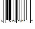 Barcode Image for UPC code 024300031267