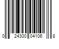 Barcode Image for UPC code 024300041068