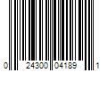 Barcode Image for UPC code 024300041891