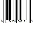 Barcode Image for UPC code 024300043123