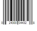 Barcode Image for UPC code 024300044328