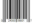 Barcode Image for UPC code 024300098017