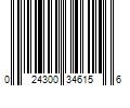 Barcode Image for UPC code 024300346156