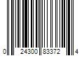 Barcode Image for UPC code 024300833724. Product Name: 