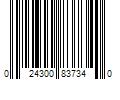 Barcode Image for UPC code 024300837340