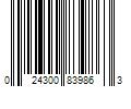 Barcode Image for UPC code 024300839863