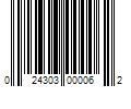 Barcode Image for UPC code 024303000062