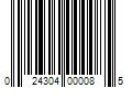 Barcode Image for UPC code 024304000085