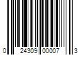 Barcode Image for UPC code 024309000073